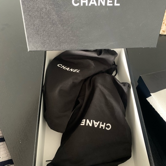 NWB Chanel suede calfskin black size 38 - Picture 6 of 8